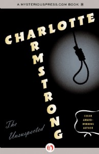 The Unsuspected by Charlotte Armstrong